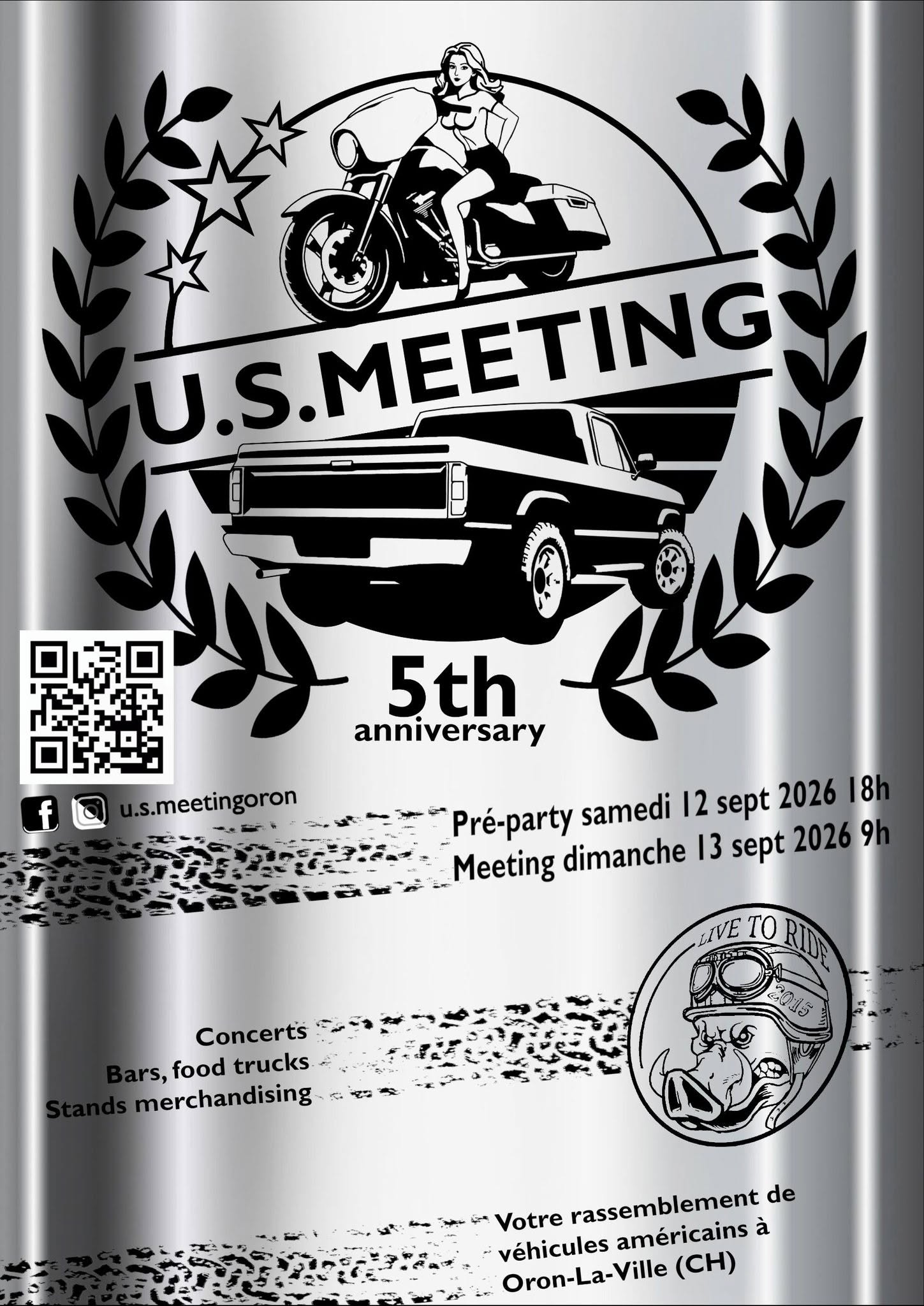 Affiche U.S. Meeting Oron 2026